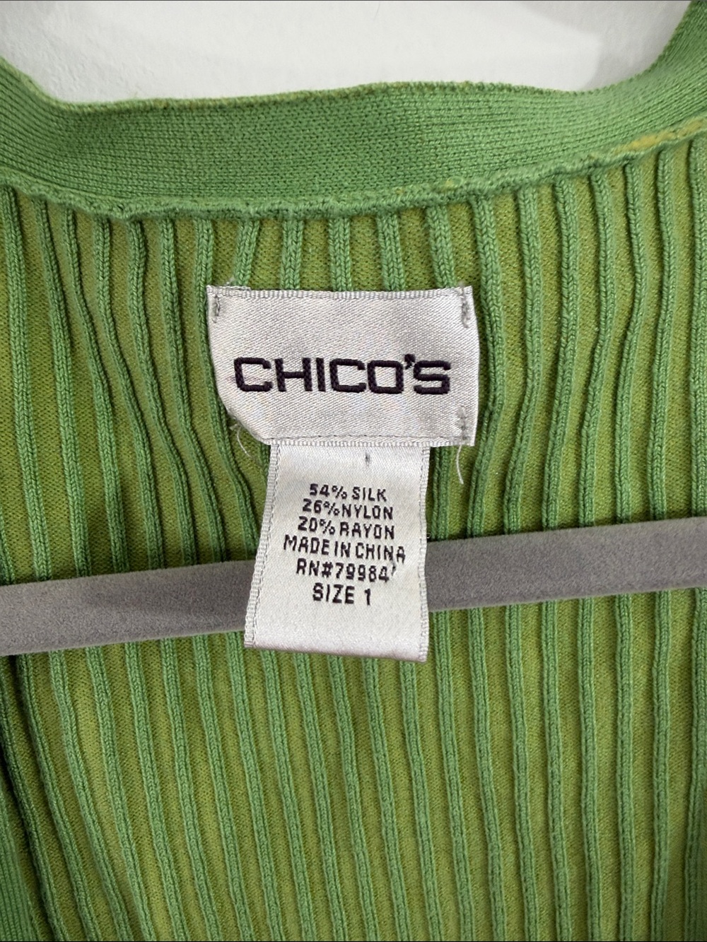 Chico’s Silk Blend Cardigan - Picture 2 of 4